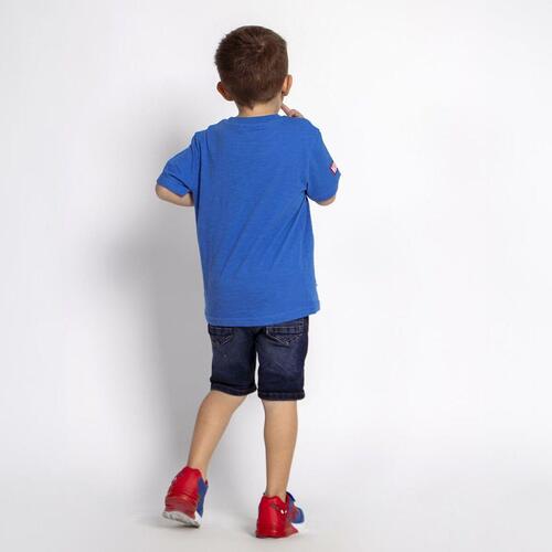 Børne Kortærmet T-shirt Spidey Blå 5 år