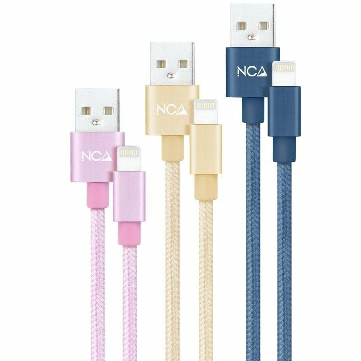 NANOCABLE Lightning-USB kabel 1 m (3-pak)