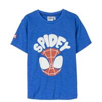 Børne Kortærmet T-shirt Spidey Blå 4 år