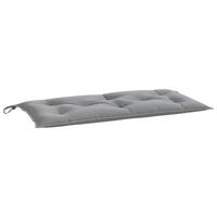 Hynde til havebænk 100x50x7 cm oxfordstof grå