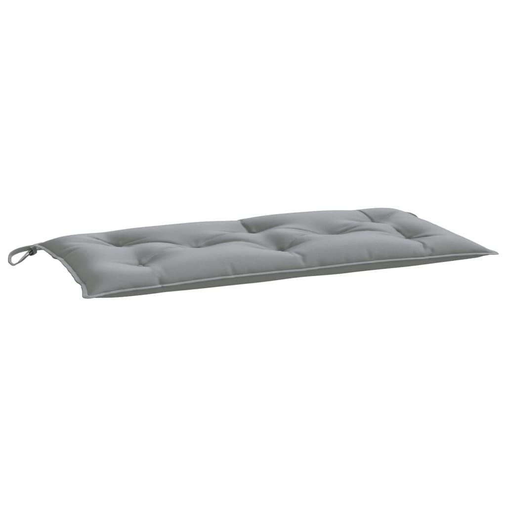 Hynde til havebænk 100x50x7 cm oxfordstof grå