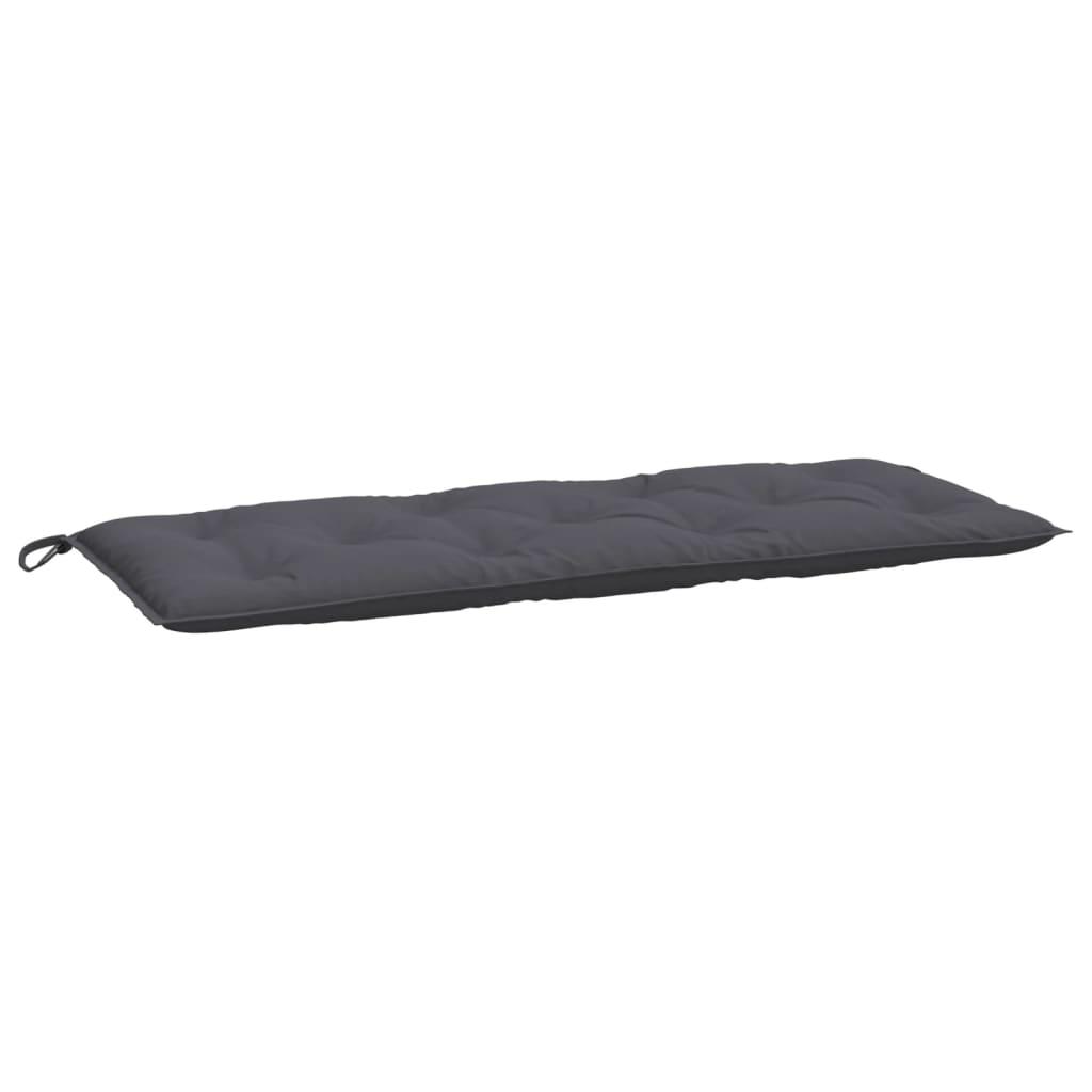 Hynde til havebænk 120x50x7 cm oxfordstof antracitgrå