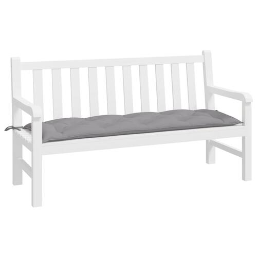Hynde til havebænk 150x50x7 cm oxfordstof grå