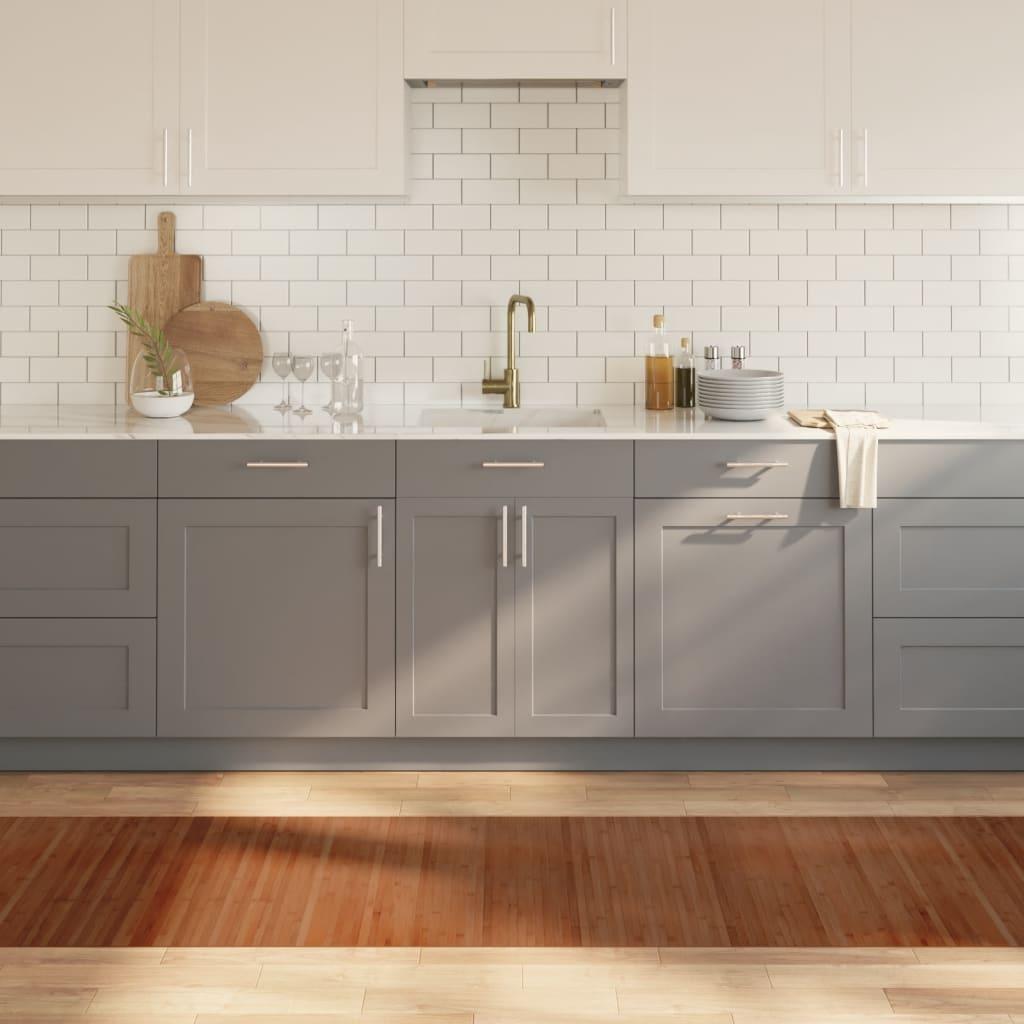 Gulvtæppe 70x300 cm rektangulær bambus brun billede