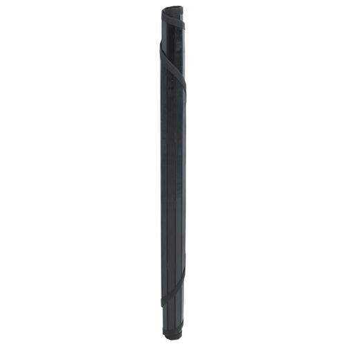 Gulvtæppe 80 cm bambus sort
