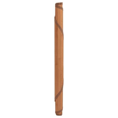 Gulvtæppe 100 cm bambus brun
