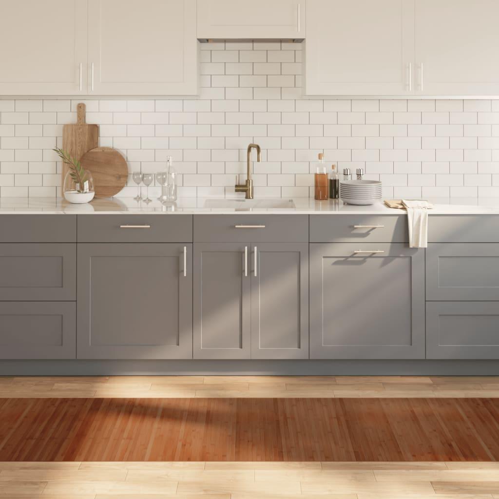 Gulvtæppe Rektangulær Bambus T - Brun / 70 x 500 cm