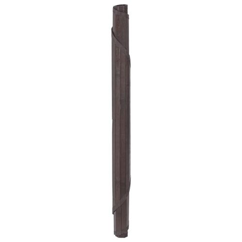 Gulvtæppe 80 cm bambus mørkebrun