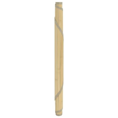 Gulvtæppe 60 cm bambus lys naturfarvet
