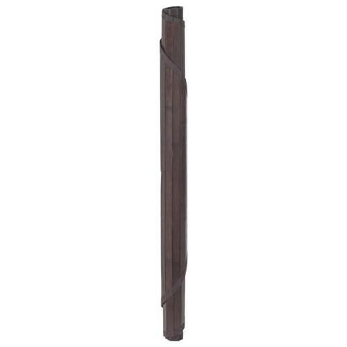 Gulvtæppe 100 cm bambus mørkebrun
