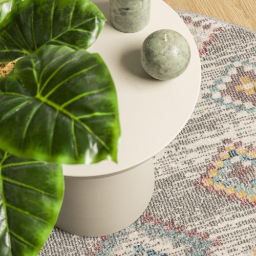 Gulvtæppe ARBIZU Ø 200 cm vintagedesign