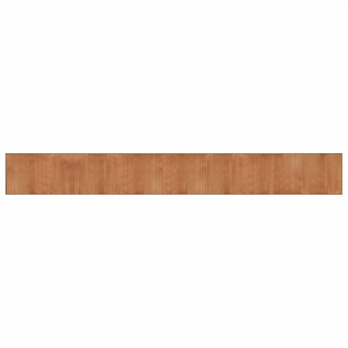 Gulvtæppe 60x500 cm rektangulær bambus naturfarvet