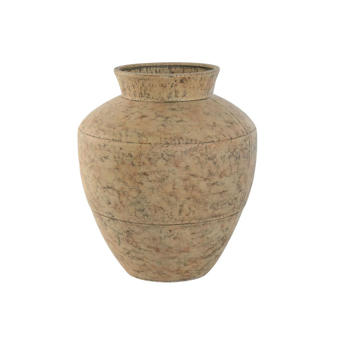 Vase i metal - beige, 33 × 33 × 37 cm
