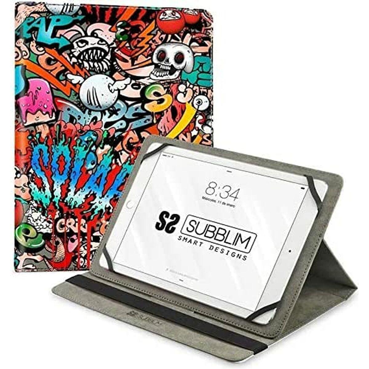 Tablet cover Subblim universal 10,1" - trykt design