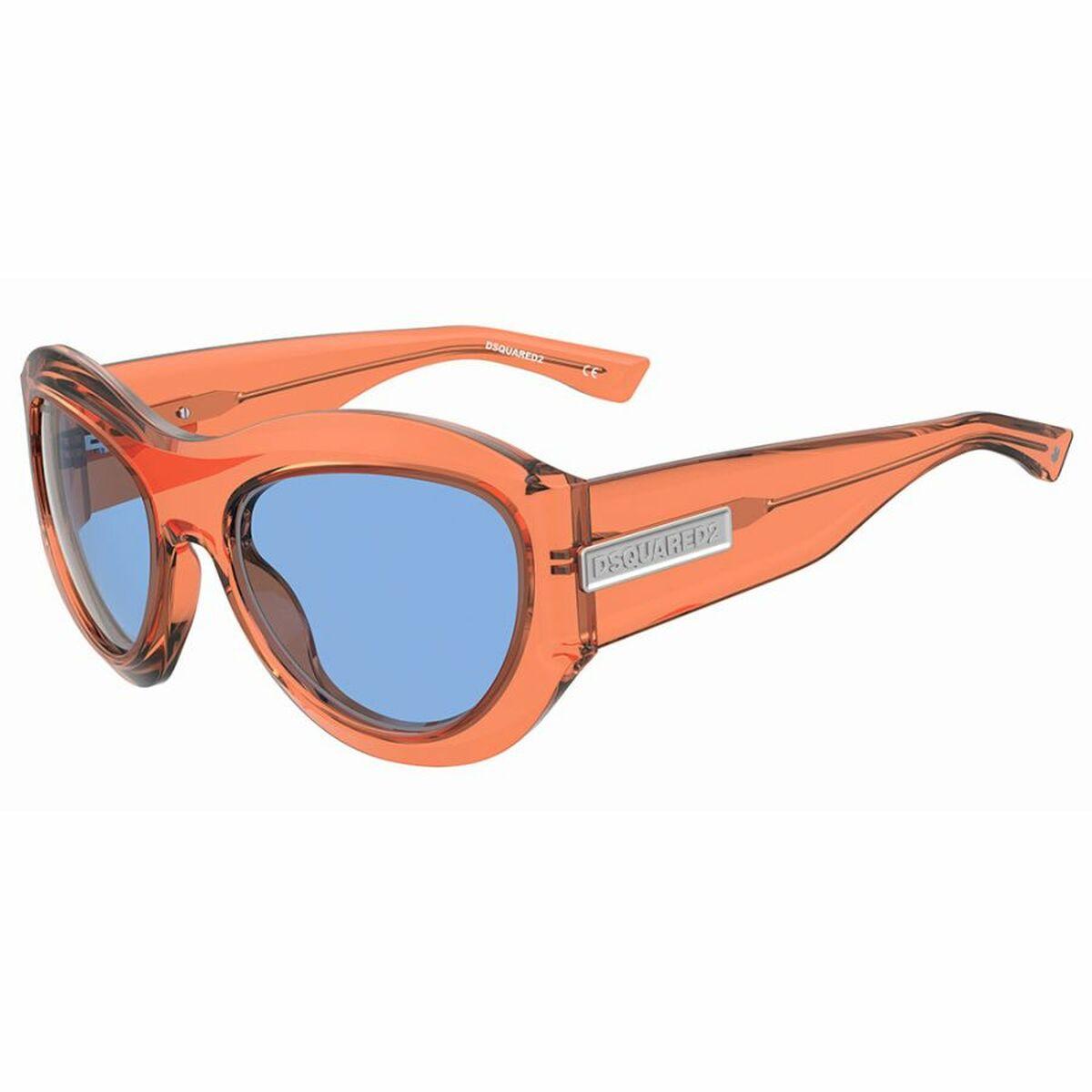 Dsquared2 solbriller til kvinder D2-0072-S-L7Q, orange/blå, ø 59 mm