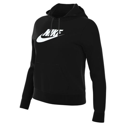 Hættetrøje til Kvinde Nike FLC GX STD PO HDY DQ5775 010 Sort S