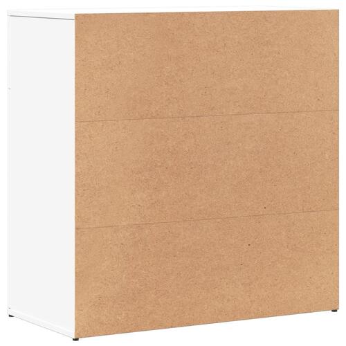 Skab 79x38x80 cm konstrueret træ hvid