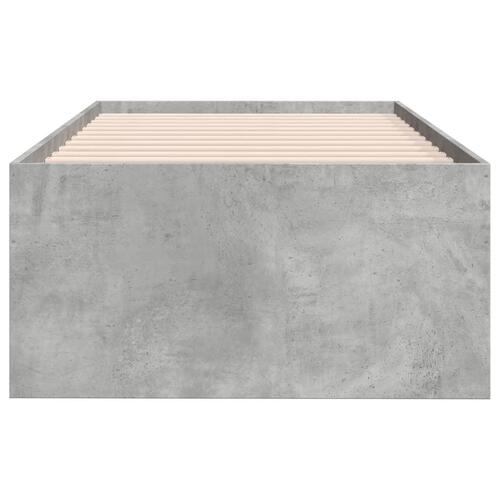 Daybed med skuffer uden madras 90x200 cm betongrå
