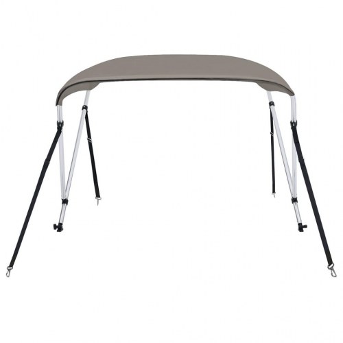 Biminitop med 2 buer 180 × 150 × 110 cm - grå