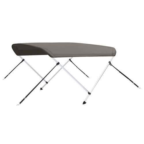 Biminitop med 2 buer 180 × 150 × 110 cm - grå