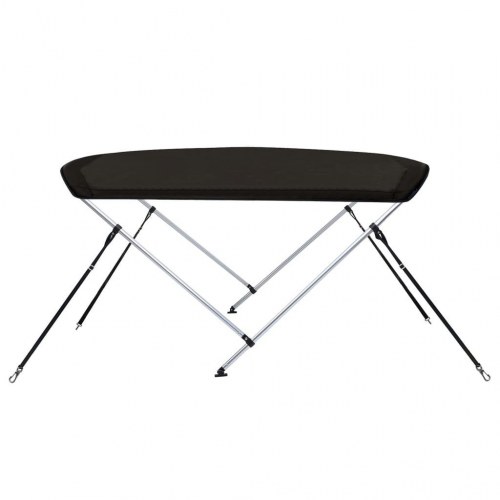 Biminitop med 2 buer 180 × 130 × 110 cm - sort