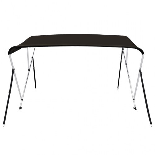 Biminitop med 3 buer 183 × 180 × 137 cm - sort