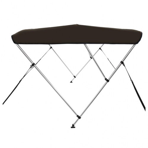 Biminitop med 3 buer 183 × 180 × 137 cm - sort