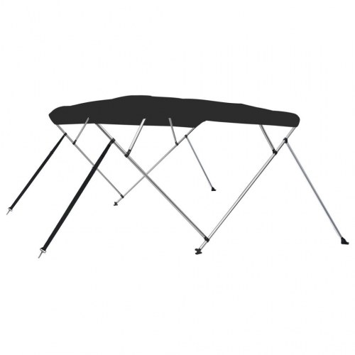 Biminitop med 4 buer 243 × 180 × 137 cm - sort