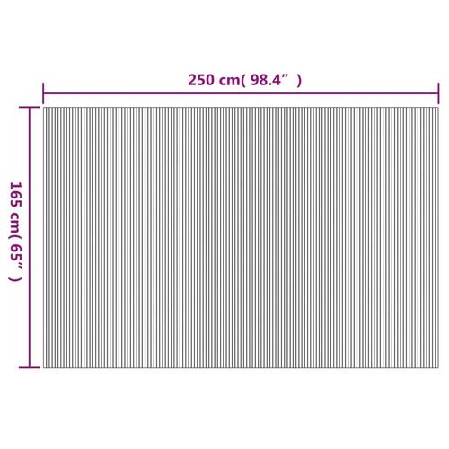 Rumdeler 165x250 cm bambus sort