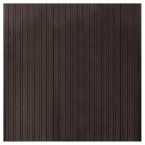 Gulvtæppe 100x200 cm rektangulær bambus mørkebrun