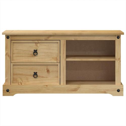 Tv-bord Corona 100x40x52 cm massivt fyrretræ