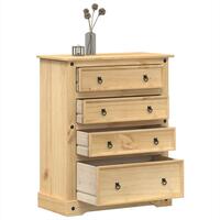Kommode Corona 92x48x120 cm massivt fyrretræ