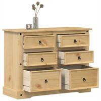 Kommode Corona 120x48x91 cm massivt fyrretræ