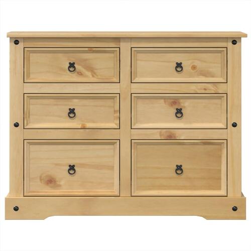 Kommode Corona 112x48x91 cm massivt fyrretræ