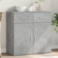 Skænk 79x38x80 cm konstrueret træ betongrå