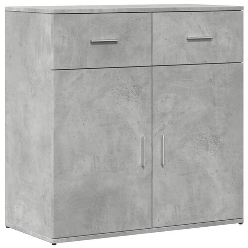 Skænk 79x38x80 cm konstrueret træ betongrå