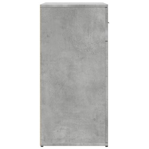 Skænk 79x38x80 cm konstrueret træ betongrå