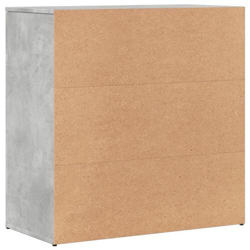 Skænk 79x38x80 cm konstrueret træ betongrå