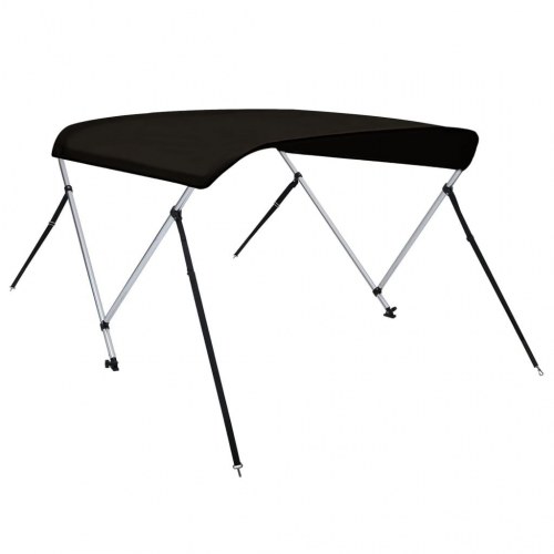 Biminitop med 2 buer 150 × 120 × 110 cm - sort