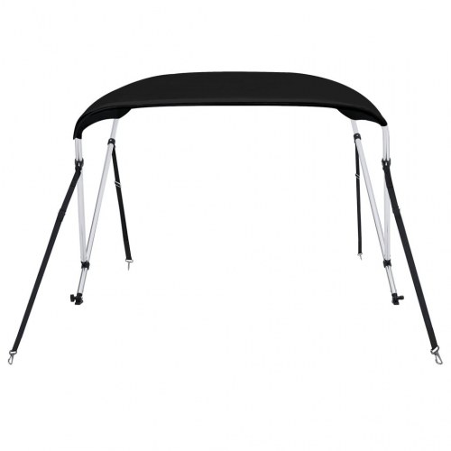Biminitop med 2 buer 180 × 150 × 110 cm - sort