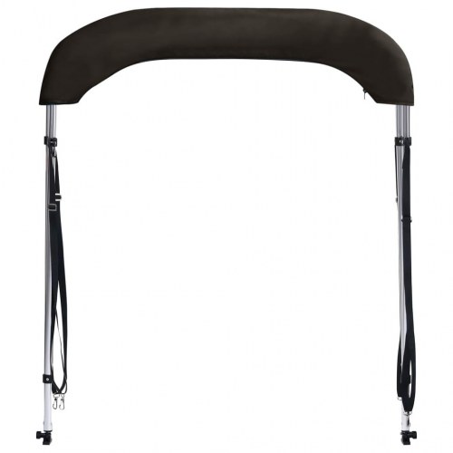 Biminitop med 2 buer 180 × 150 × 110 cm - sort