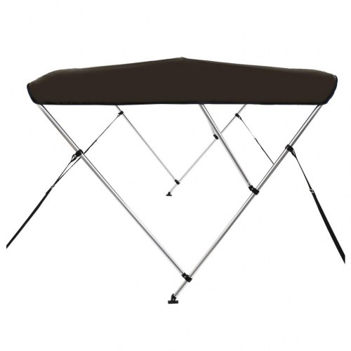 Biminitop med 3 buer 183 × 196 × 137 cm - sort