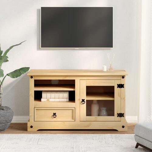 Tv-bord Corona 100x45x58 cm massivt fyrretræ