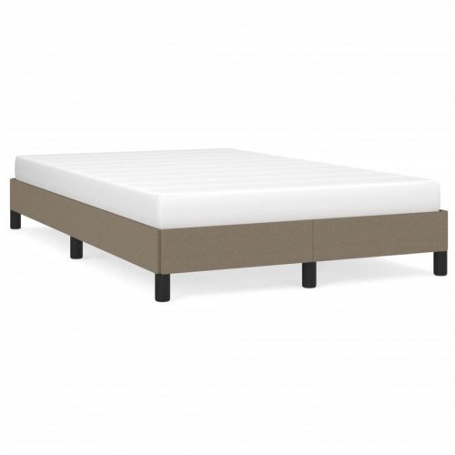 Sengeramme uden madras 120x190 cm - stof gråbrun