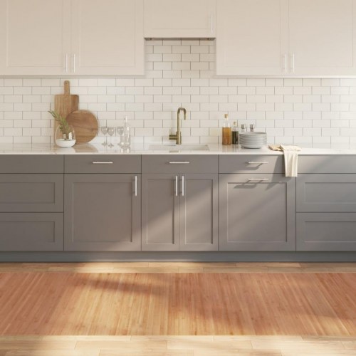 Gulvtæppe 100x300 cm rektangulær bambus naturfarvet