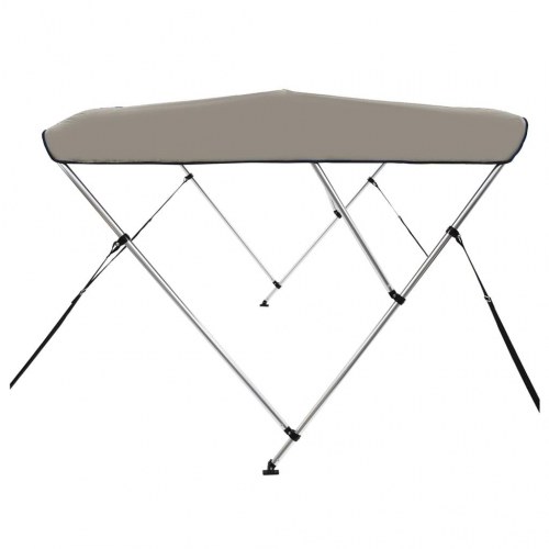 Biminitop med 3 buer 183 × 160 × 137 cm - grå