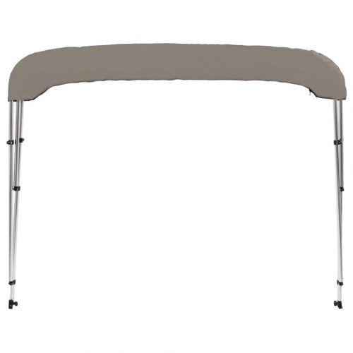 Biminitop med 3 buer 183×180×137 cm - grå