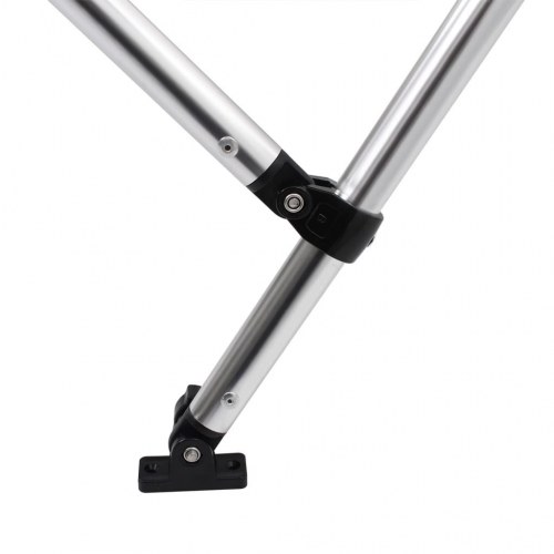 Biminitop med 3 buer 183 × 140 × 137 cm - sort