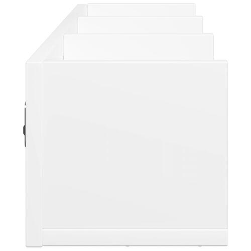 Vægskab 75x18x16,5 cm konstrueret træ hvid