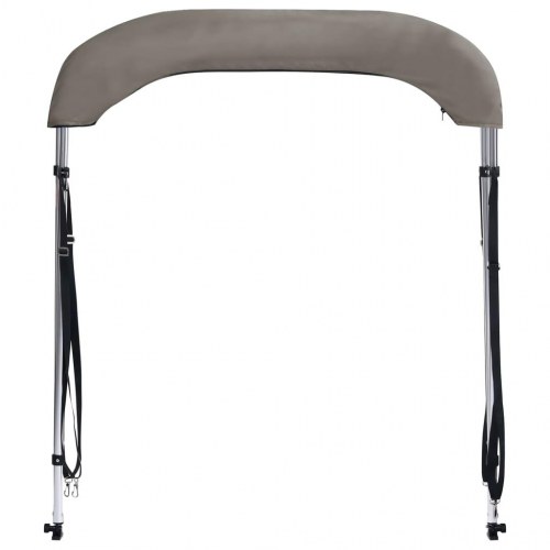 Biminitop med 2 buer 180 × 130 × 110 cm - grå